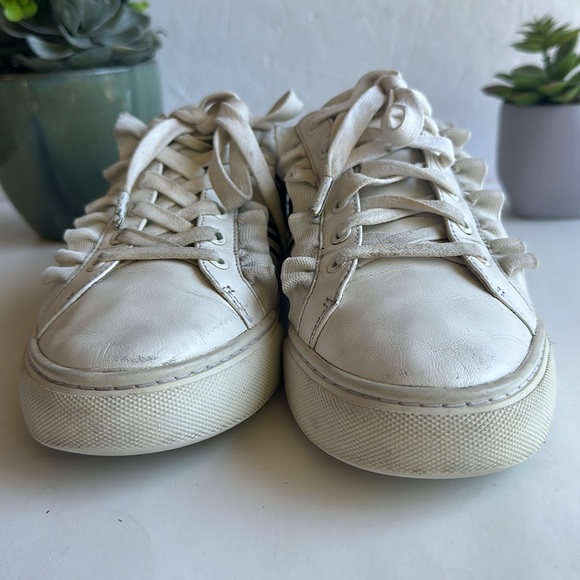 Tory Burch Ruffle Fashion Sneakers, White, 8 M - Picture 5 of 14